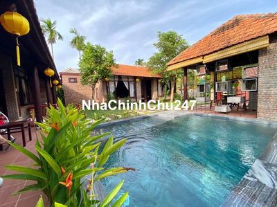 Hạ 1tỷ Villa Cẩm Thanh, Hội An cực đẹp, có hồ bơi, sân vườn chill