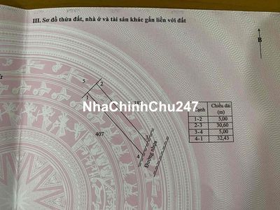 Chính chủ bán gấp nền thổ cư hết đất