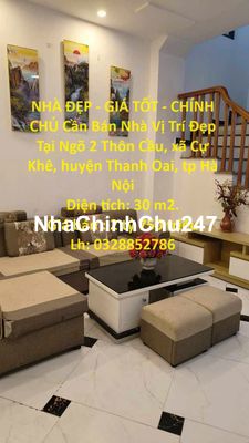 Chính Chủ Cần Bán Nhà Vị Trí Đẹp Tại Cự Khê, Thanh Oai, tp Hà Nội