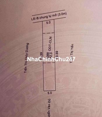 Chính chủ bán đất phường Tân An Bình Dương