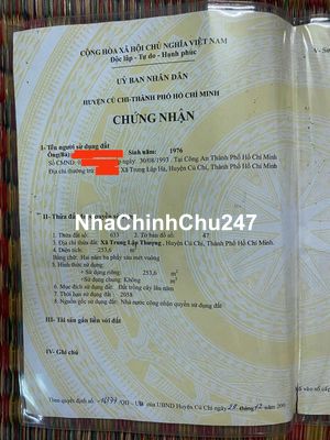 Tôi chính chủ cần bán đất đẹp , vị trí tiềm năng,kdc.