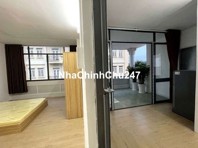 CHDV 1PN 45M2 FULL NỘI THẤT NHƯ HÌNH + BANCOL GIÁ RẺ NGAY PHAN XÍCH LO