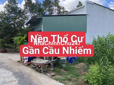 Chủ kẹt bán gấp nền thổ cư gần Cầu Nhiếm