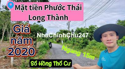 Mặt tiến Ấp 3 Phước Thái, có thổ cư, giá rất mềm