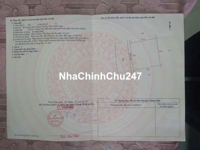 đất 154,4m2 có 43 thổ cư sau trường thcs Thụân Thới, giá rẻ