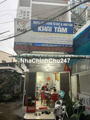 Nhà hxh nguyễn thái sơn, p4, 3.3×8m, 1l lầu, 2pn