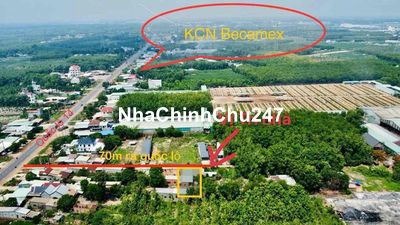 CHÍNH CHỦ GỬI BÁN ĐẤT VS NHÀ CHỈ VIỆC DỌN VÔ Ở LIỀN GẦN KCN GIÁ RẺ