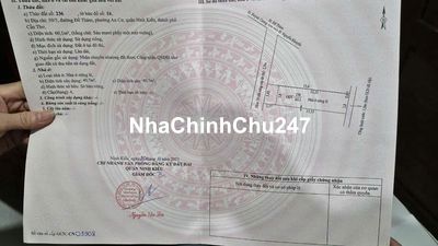 Nhà cấp 4 hẻm 59 Đề Thám, An Cư. Nk .tpct. 60m2 hoàn công. Lộ 2.5m