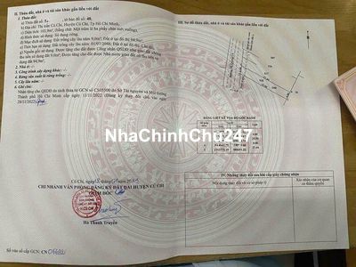 Chủ gủi bán miếng đất 103m2 Thị Trấn Củ Chi cầu vượt  2km, Giá 560tr,