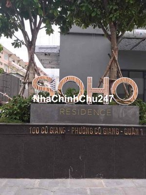 Chính chủ cần bán căn hộ Soho Reéidence dt 30m2 -1phòng ngủ-