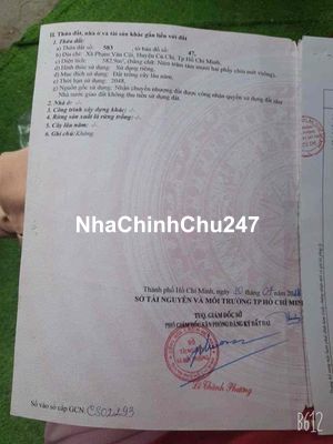 Đắt mặt tiền gần trường học khu NN công nghệ cao HCM