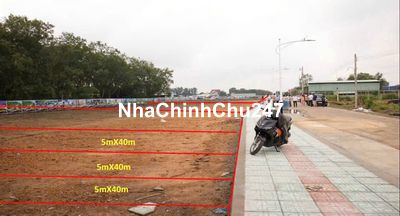 CHÍNH CHỦ CẮT LỖ 5 NỀN NGAY CHỢ TVT, GẦN KCN CÂY TRƯỜNG