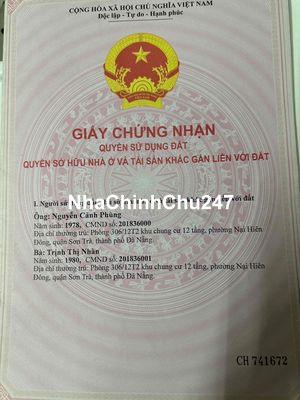 chính chủ cần bán chung cư 12T2