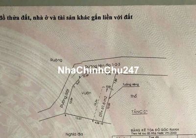 CHÍNH CHỦ BÁN ĐẤT GÓC 2 MẶT TIỀN ĐƯỜNG LIÊN ẤP 1 2 3 - (363m2) (17x23)