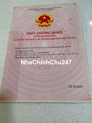 Đất chính chủ, không qua môi giới