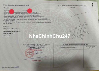 Chính Chủ Bán Đất Hoà Long Mặt Tiền Kinh Doanh QL56