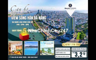 BOOKING 50tr/VỊ TRÍ CƠ HỘI SỞ HỮU CĂN HỘ “TRIỆU ĐÔ” VIEW SÔNG HÀN