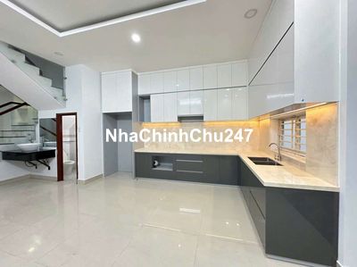 NHÀ ĐẸP SẠCH SẼ , DT 5*20, TRỆT, 3 LẦU, 4PN, SÂN THƯỢNG, HẺM XE HƠI