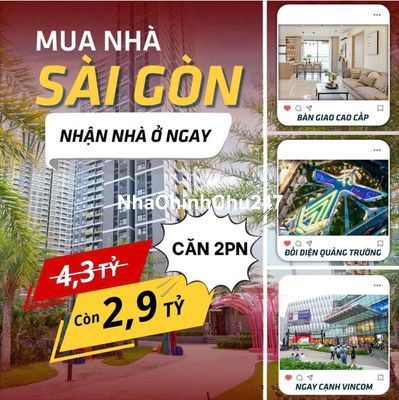 CĂN HỘ GLORY HEIGHT VINHOME GRAND PARK 3PN CK 36,75% TỪ CĐT VIEW ĐẸP