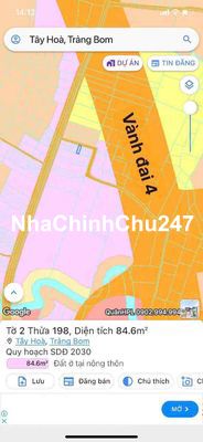 CHÍNH CHỦ bán đất full thổ cư view đẹp nhất khu, thích hợp nhà ở