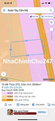 Cô chủ HẠ GIÁ bán gấp 3,5 sào mặt nhựa vườn mít-100 TC