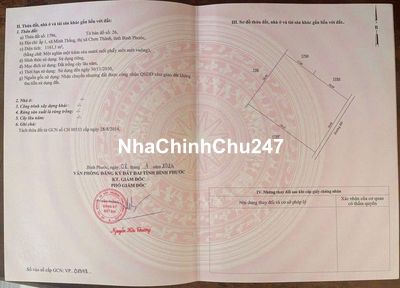 CHÍNH CHỦ BÁN 1200M2 NGANG 30X40 SỔ SẴN