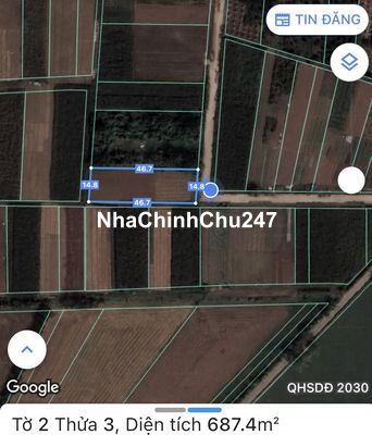 CHÍNH CHỦ BÁN 687M2 ĐẤT TRỒNG CÂY HÀNG NĂM KHÁC