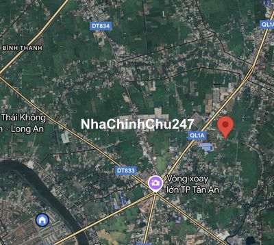 Bán mảnh đất thổ cư tại p5, tân an câch ql 1a 400m