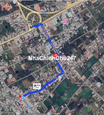 Đất nền gần vòng xoay tượng đài , cách chợ Sâm Bua 500m