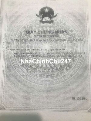 CHÍNH CHỦ CẦN BÁN NHÀ CÓ QUỶ ĐẤT TO Q.4 THÍCH HỢP ĐẦU TƯ