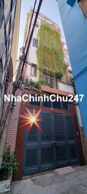 Nhà chính chủ p15 bình thạnh. 1 trệt 3 lầu sân thượng. 4pn 4wc.