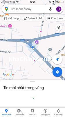 Nhà mặt tiền đối diện bùng binh km5 full thổ cư