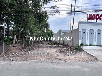 CẦN BÁN GẤP lô đất chính chủ mặt tiền đường nhựa 8x60