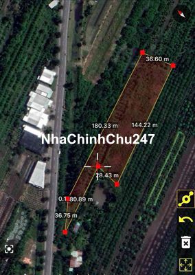 5576m2 mặt tiền Quốc Lộ 61C Giá 2,5 triệu/m2 có thổ cư Nhơn Nghĩa PĐ