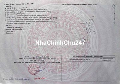 Chính chủ cần bán lô đất khu dân cư