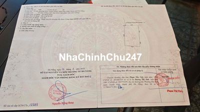 Bán nhanh lô đất kiệt 3,5m Trưng Nữ Vương, dt 65m2 khu dân trí cao