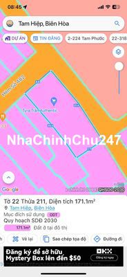 Chính Chủ Bán gấp nhà 2 mặt tiền 172m2 đường Phạm Văn Thuận, Tam Hiệp