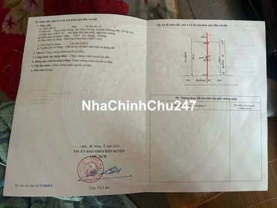 BÁn đất ở sổ đỏ chính chủ