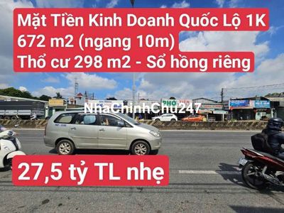 🆘 Đất Mặt Tiền Kho Xưởng Biệt Thự Quốc Lộ 1K, P. Bình An, Tp. Dĩ An