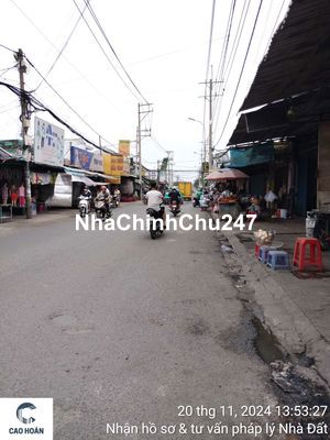 Đất 2 MT Thới Hòa sát chợ, KCN vĩnh lộc, 5x30, chia được 2 lô