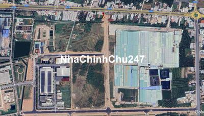 Chỉ nhỉnh 1tỷ cho lô đất 19m mặt tiền nút giao Quốc lộ 57B KCN G.Long