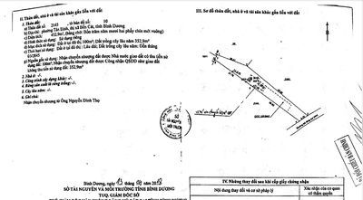 *Phát mại* Ngân hàng VIB thanh lý bán Đất Tân Định, Bến Cát,Bình Dương