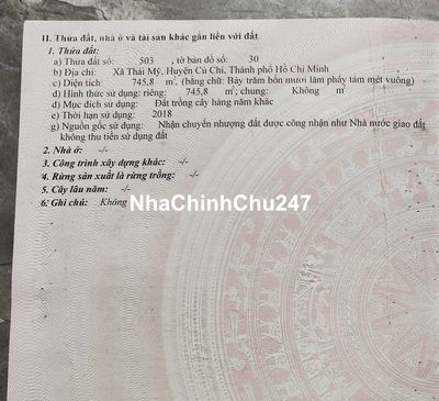 💥ĐẤT Ở NÔNG THÔN CHÍNH CHỦ 2,6 TỶ _DT: 745 m2 _ (THỔ CƯ: 300 m2) 💥