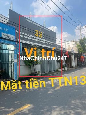 Chủ cần bán gấp căn nhà kho xưởng mặt tiền đường Tân Thới nhất quận12