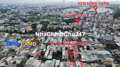 Chủ Ngộp Bán Nhanh Mảnh Đất Ở TTHC TP Dĩ An - Giá Tốt