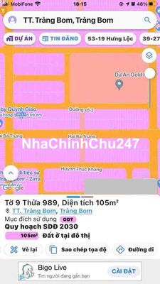 Đất Thị Trấn Trảng Bom View Công Viên