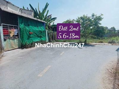 Cần bán nền đất góc 2 mặt tiền 105m2 ,KDC LONG CHÂU - LONG CANG