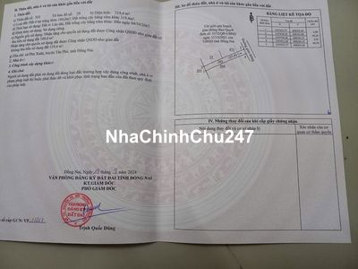 BÁN ĐẤT THỔ CƯ TÂN PHÚ ĐỒNG NAI