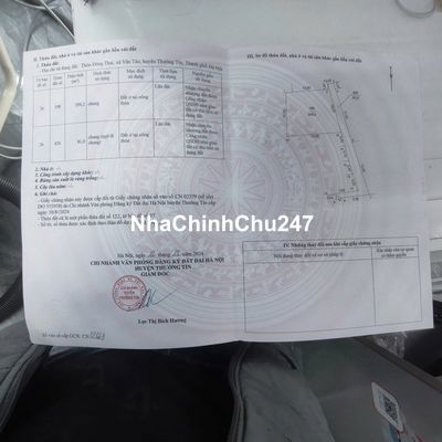 CHÍNH CHỦ Cần Bán Gấp Đất Đông Thai, Vân Tảo, Thường Tín, Hà Nội