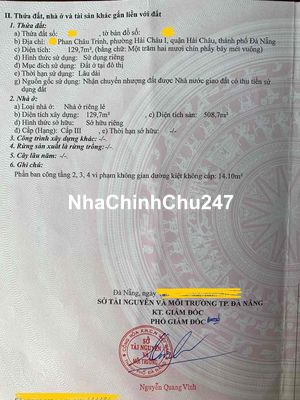 nhà 4 tầng đường phan chu trinh, LH ***